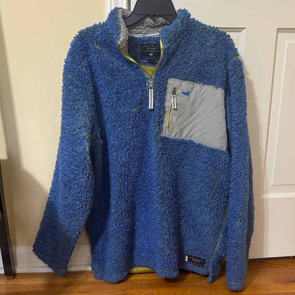 Southern Marsh Blue and Gray Fleece Jacket